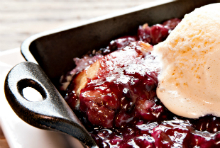 Blackberry Cobbler a la mode - Shenandoah National Park