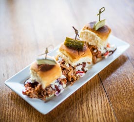 BBQ Sliders at Big Meadows Lodge in Shenandoah National Park