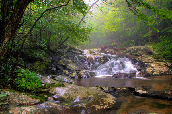 Whiteoak Falls in Shenandoah National Park