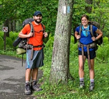 Hikers in Shenandoah National Park