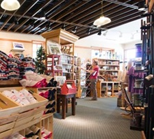 Shopper at Skyland Gift Shop in Shenandoah National Park