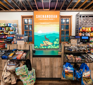 The gift shop at Skyland in Shenandoah National Park